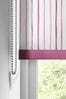 Dark Blush Pink Painterly Stripe Made To Measure Roller Blind
