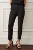 Black Tailored Capri Trousers
