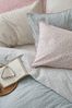 Laura Ashley Dove Grey Campion Duvet Cover and Pillowcase Set