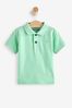 Mint Green Short Sleeve Plain Polo Shirt (3mths-7yrs)