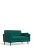Fine Chenille Dark Teal Mila Compact 2 Seater 'Sofa In A Box'
