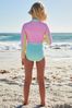 Pink/Blue Long Sleeved Swimsuit (3-16yrs)