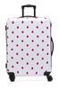 Flight Knight Large Hardcase Printed Lightweight Check In Suitcase With 4 Wheels
