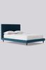 Swoon Easy Velvet Petrol Blue Porlock Bed