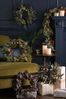 Laura Ashley Green Crab Apple and Pine Cone LED Garland