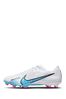 Nike White/Black Mercurial Zoom Vapor 15 Firm Ground Football Boots