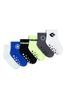 Converse Sneakers Green Infant Socks 6 Pack