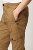 Tan Brown Slim Stretch Utility Trousers