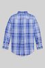 Polo Ralph Lauren Boys Blue Check Long Sleeved Logo Shirt