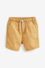 Ochre Yellow Plain Pull-On Simon Shorts (3mths-7yrs)