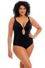 Elomi Black Plain Sailing Non Wired Plunge Swimsuit