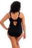 Elomi Black Plain Sailing Non Wired Plunge Swimsuit