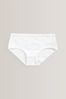 White Lace 7 Pack Hipster Briefs (2-16yrs)