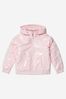 Girls Hooded Padded Jacket in Pink