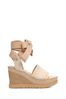 UGG Abbot Ankle Wrap Wedge Sandals