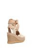 UGG Abbot Ankle Wrap Wedge Sandals