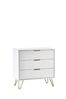 Julian Bowen White Murano 3 Drawer Chest