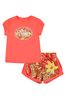Nike snakeskin Pink/Orange Little Kids Floral DriFIT T-Shirt and Shorts Set