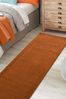 Asiatic Rugs Terracotta Orange York Wool Runner Rug