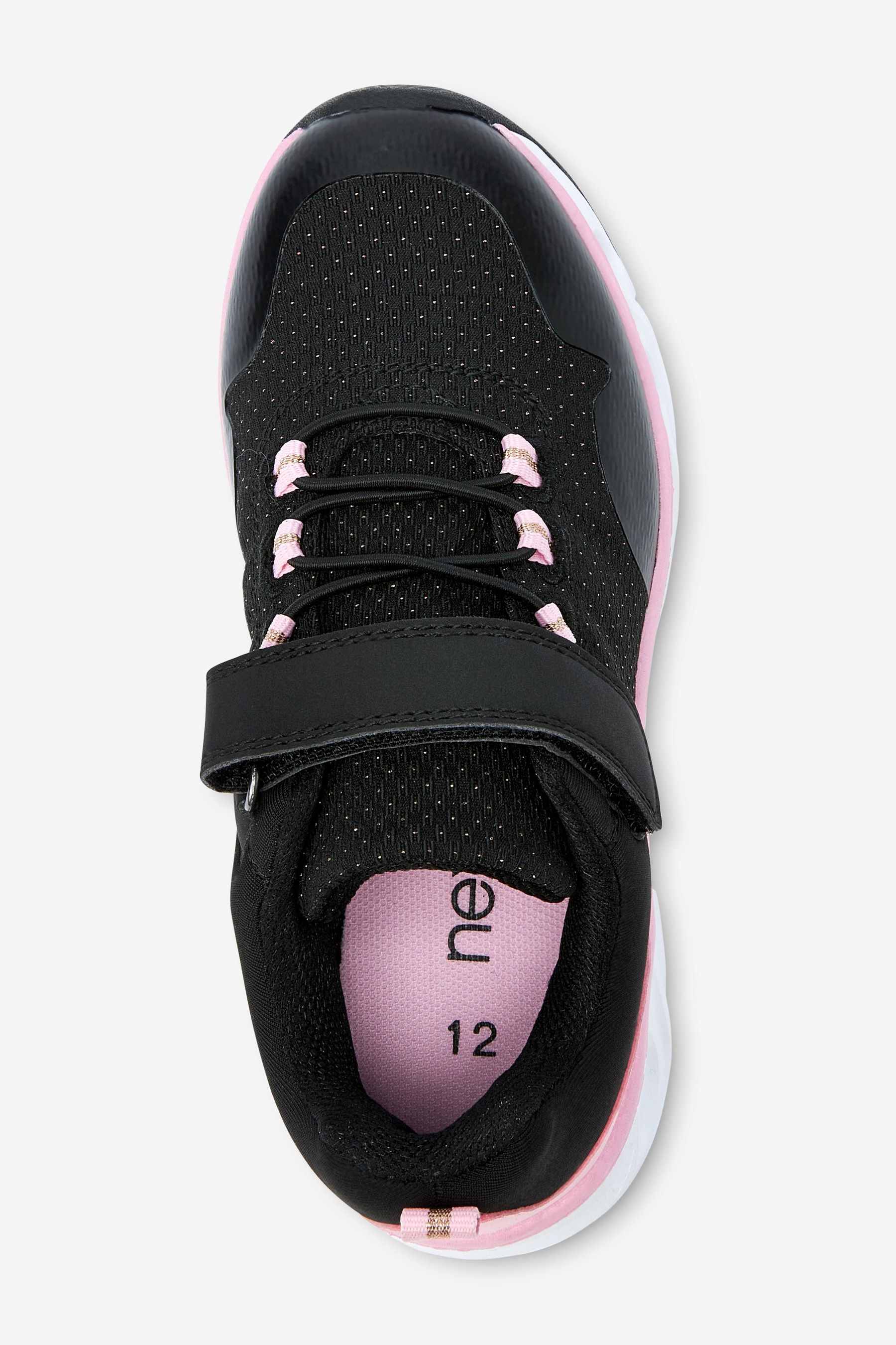 next ladies black trainers