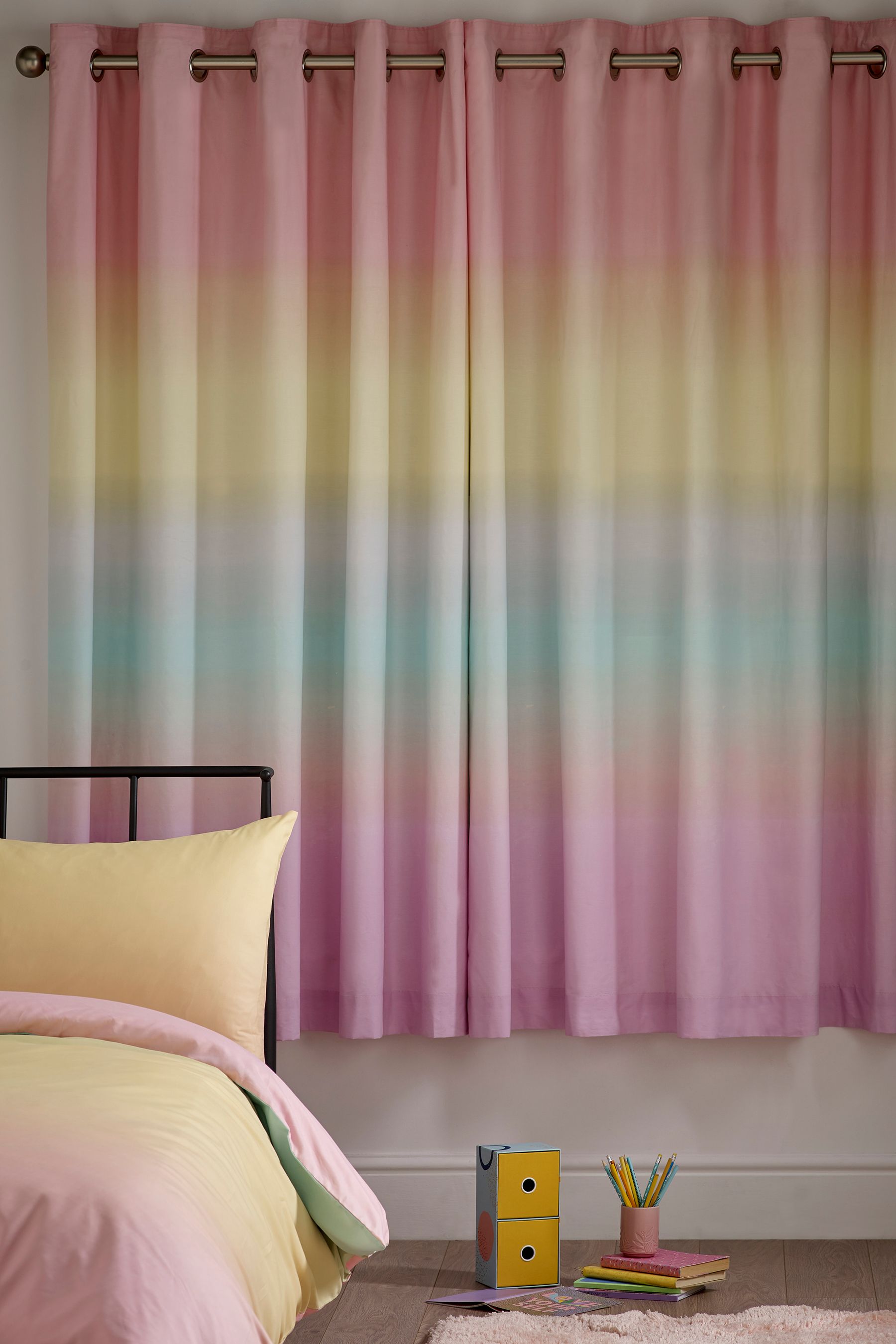 Buy Rainbow Ombre Eyelet Blackout Curtains from the Next UK online shop