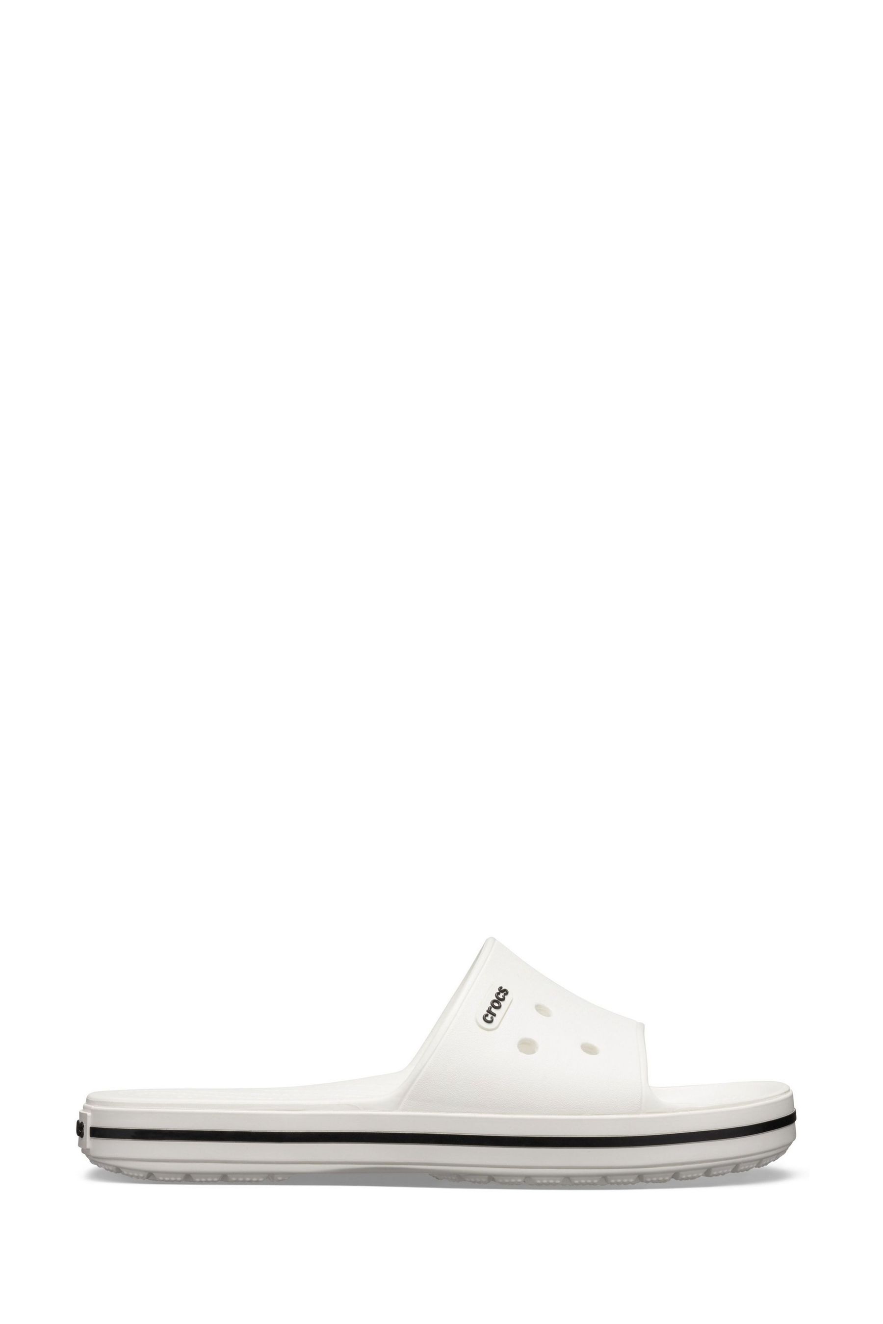 crocs sliders white