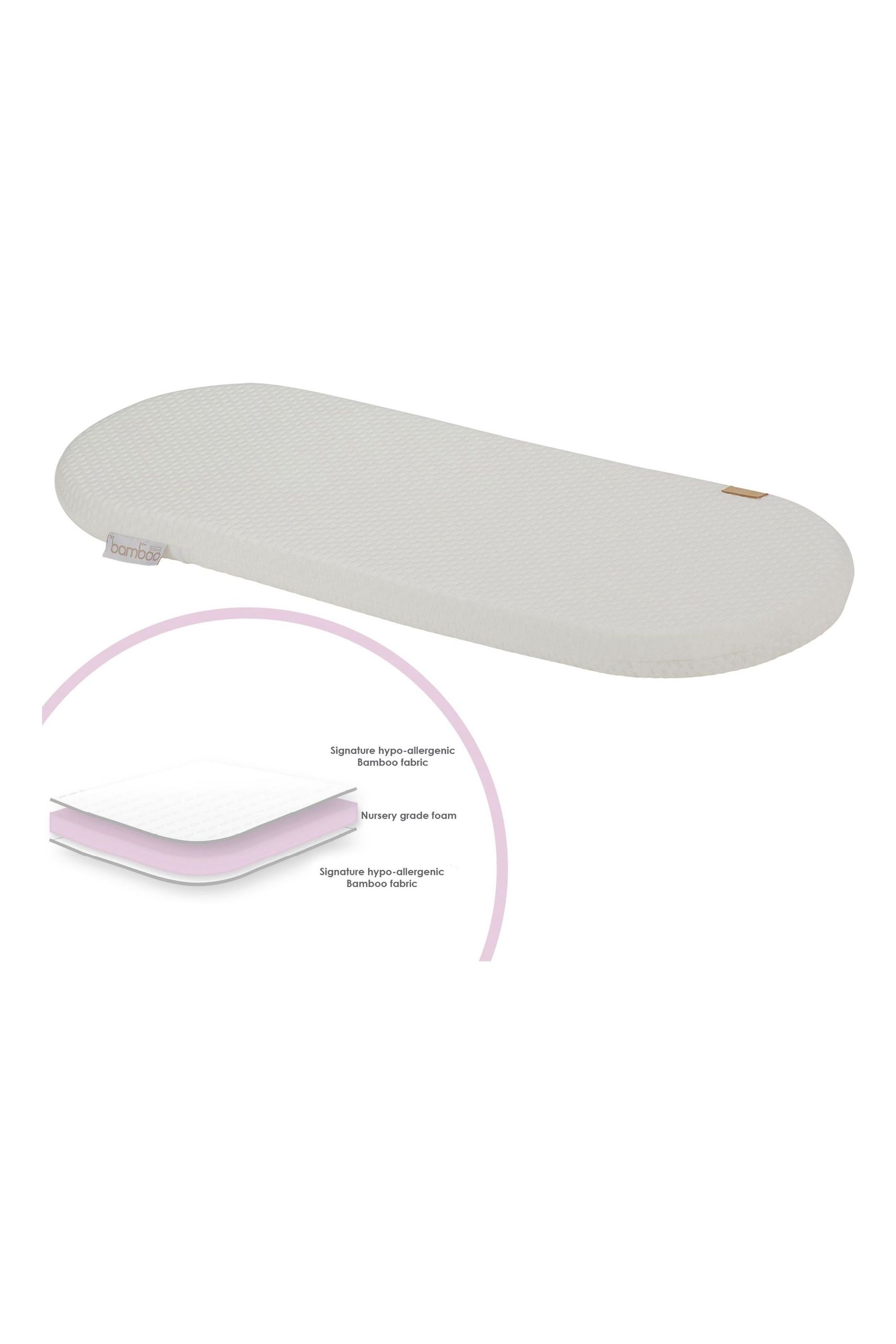 Buy Cuddleco Hypo Allergenic Small Moses Basket Mattress from the Laura