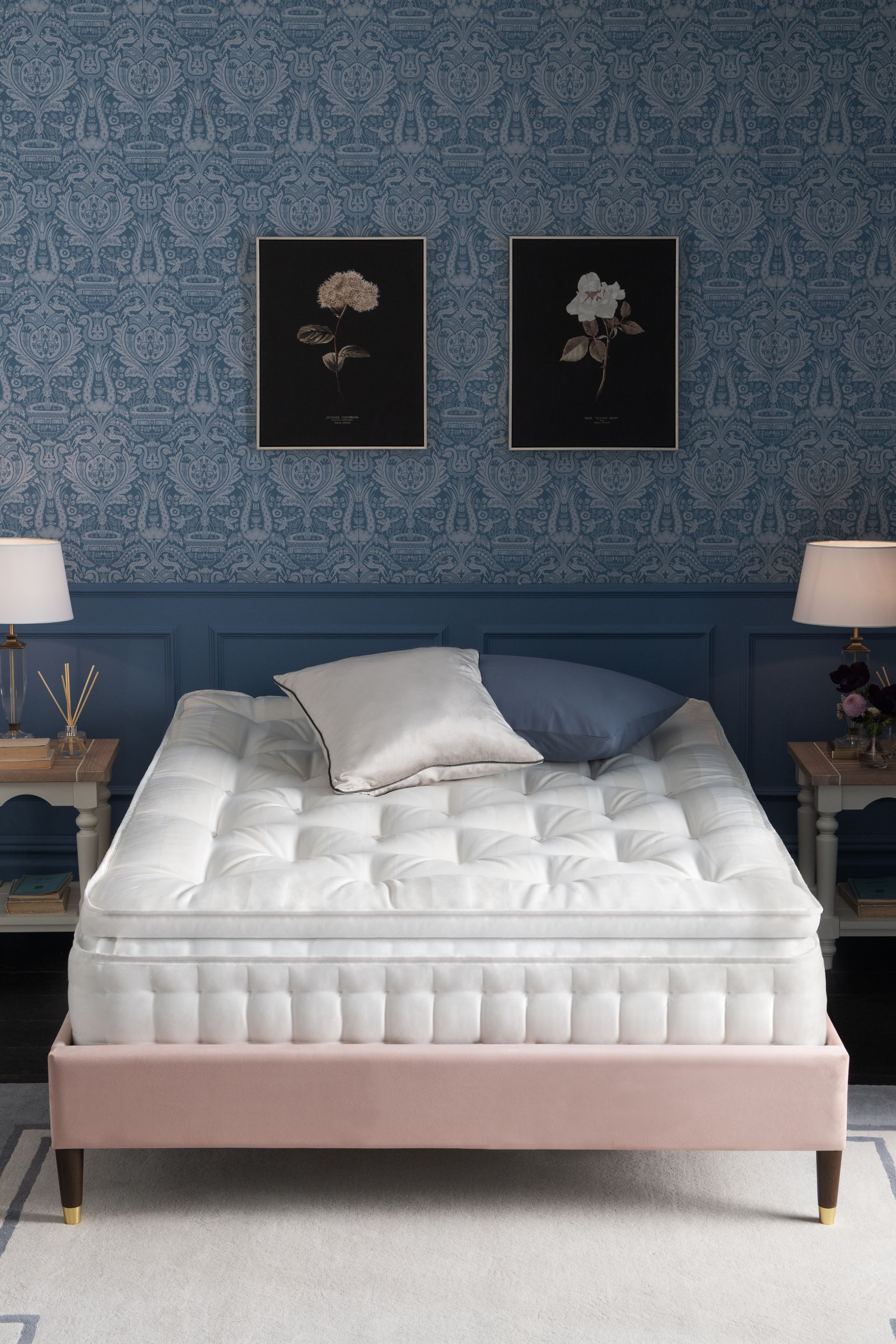 Buy Laura Ashley White Emsworth 2500 Pocket Sprung Medium Mattress from