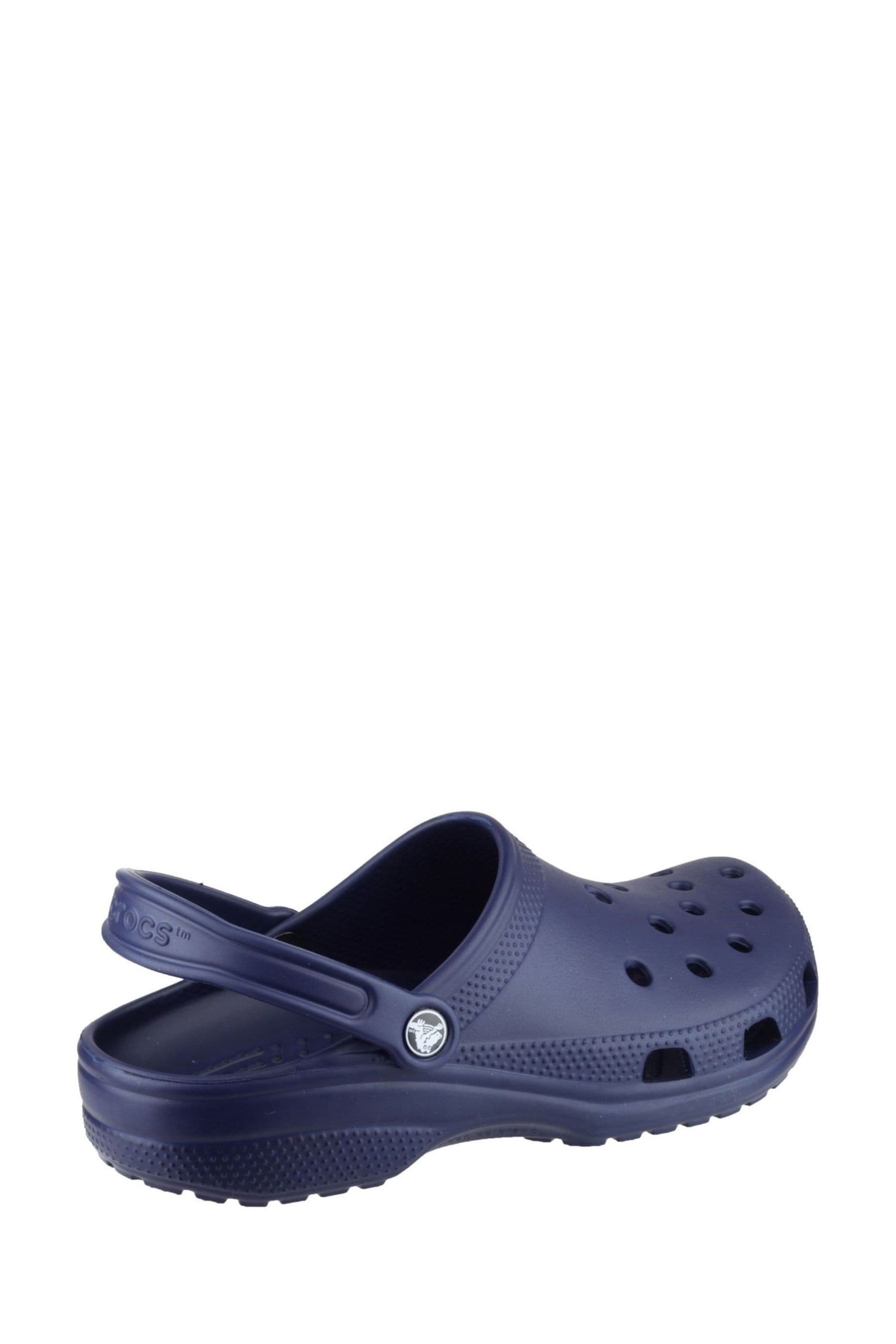 navy crocs