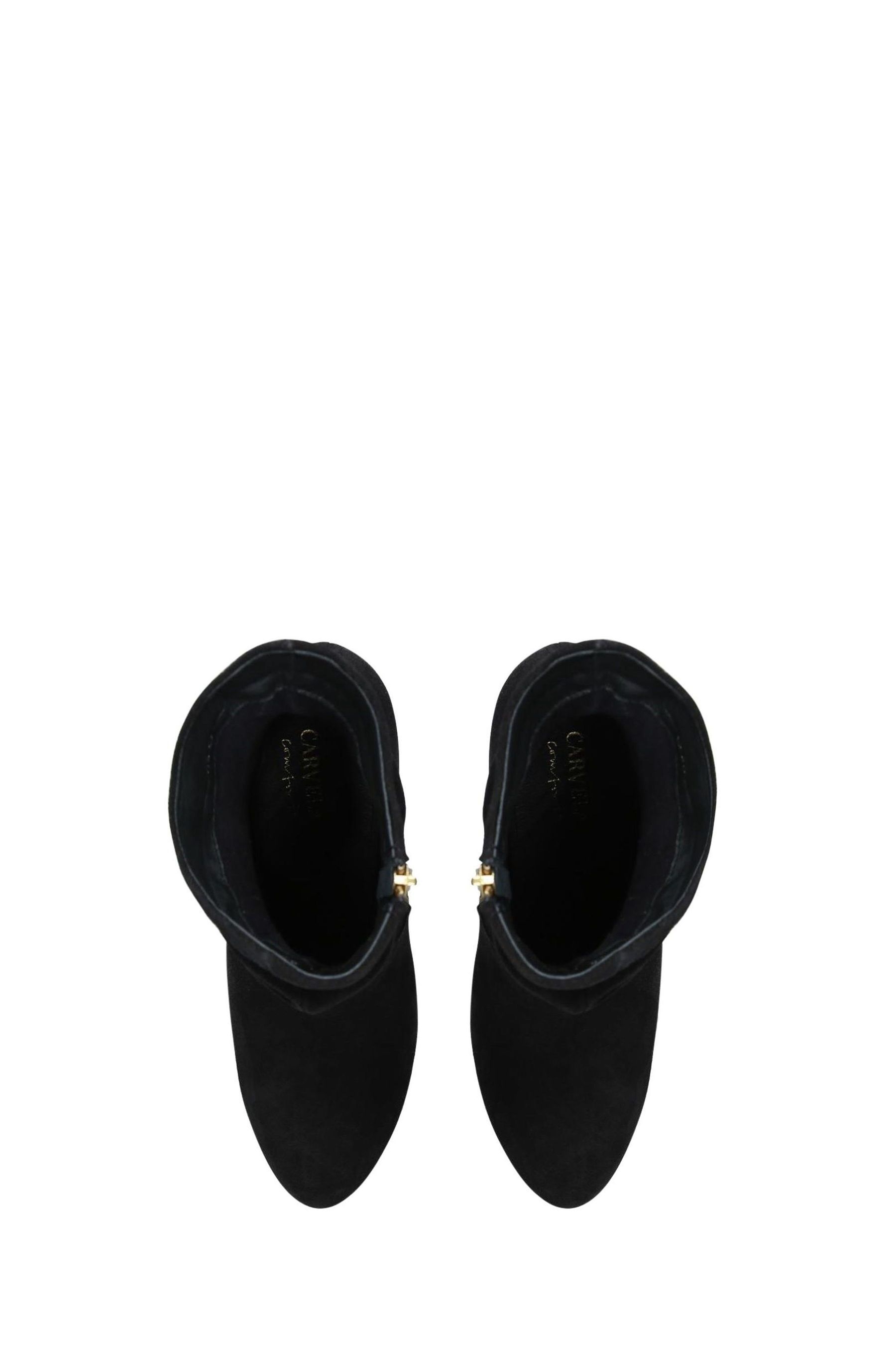 carvela black tanga boots