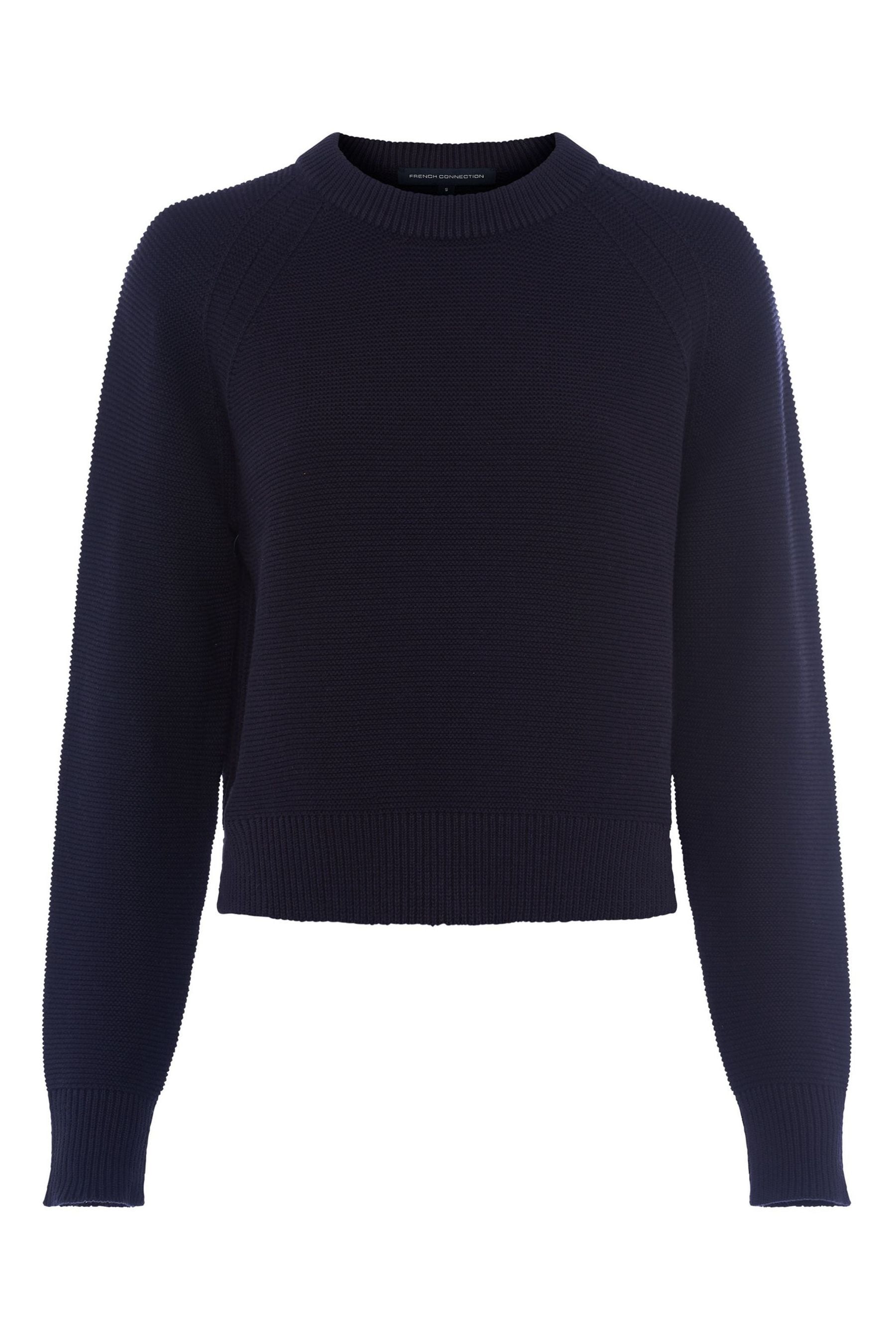 Buy French Connection Blue Lilly Mozart Crew Neck Jumper from the Next UK online shop