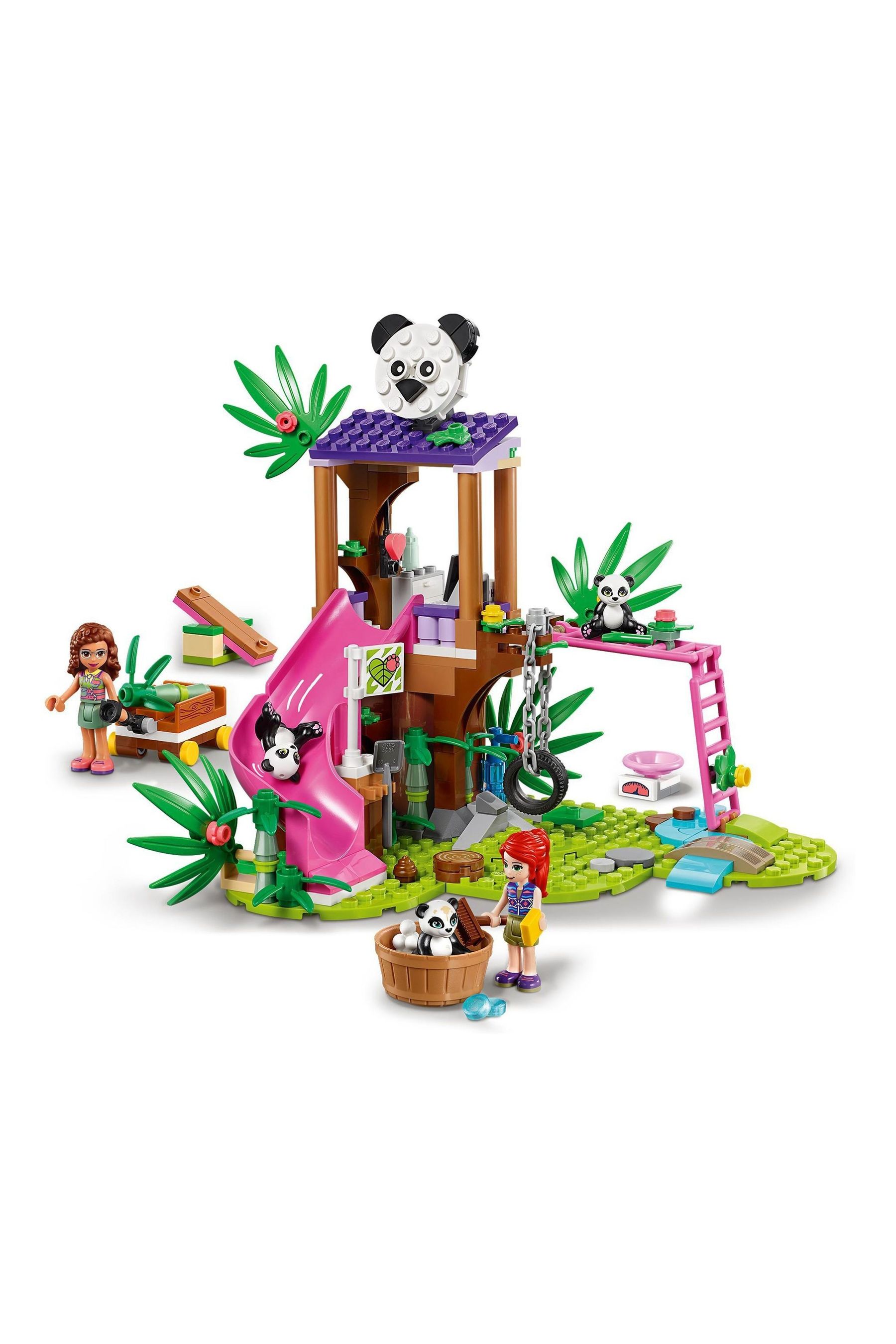 panda jungle tree house lego