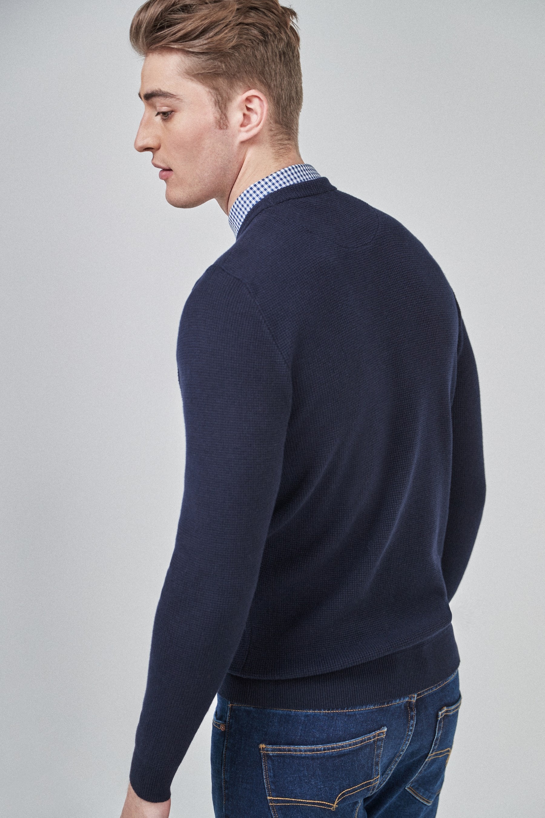 Buy Mock Shirt Jumper from the Next UK online shop