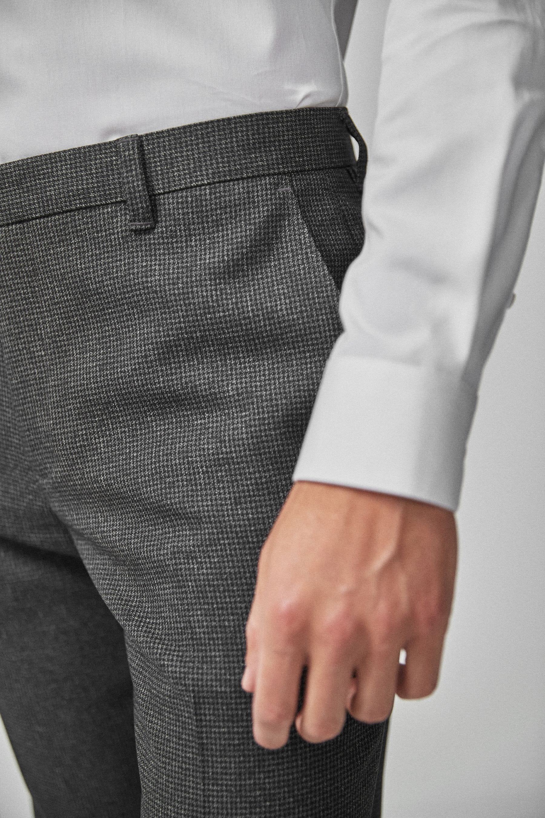 Buy Puppytooth Smart Trousers from Next Ireland