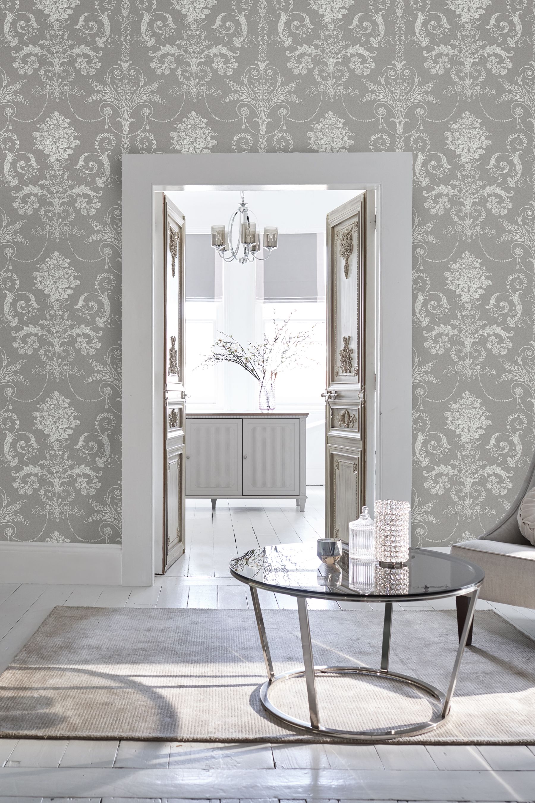 Buy Laura Ashley Josette A4 Wallpaper Sample from the Laura Ashley
