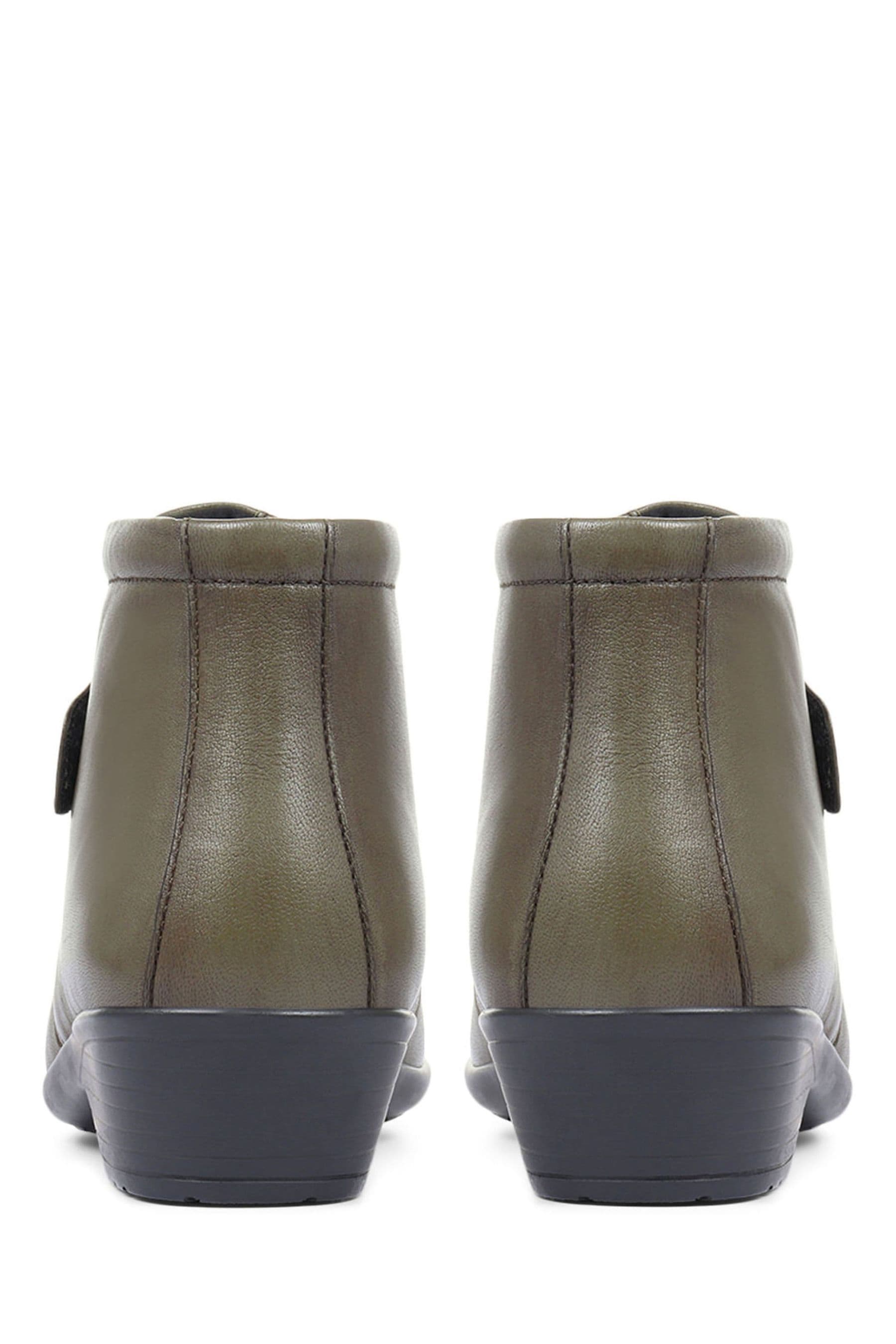 pavers green ankle boots