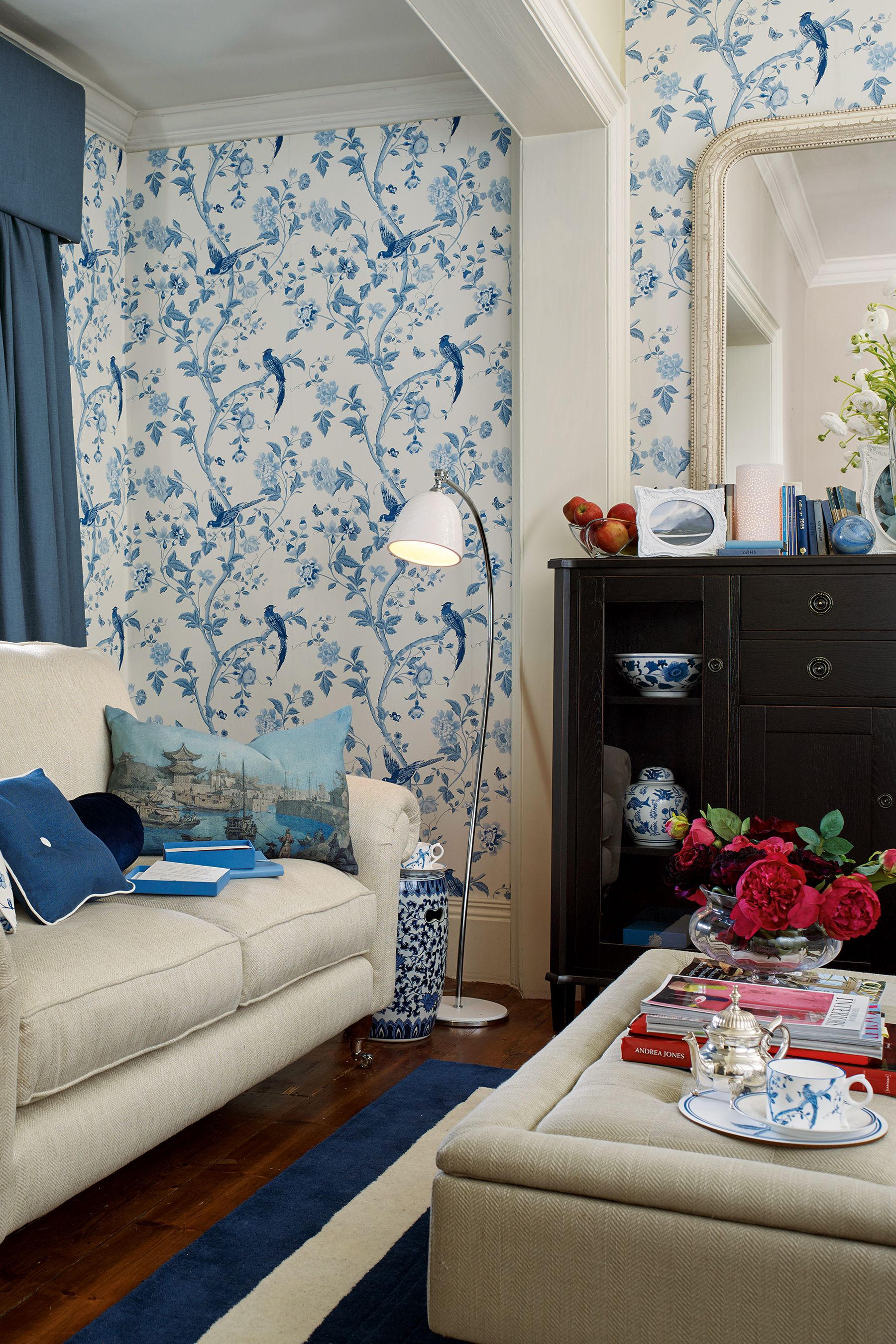 Buy Laura Ashley Summer Palace Wallpaper Sample from the