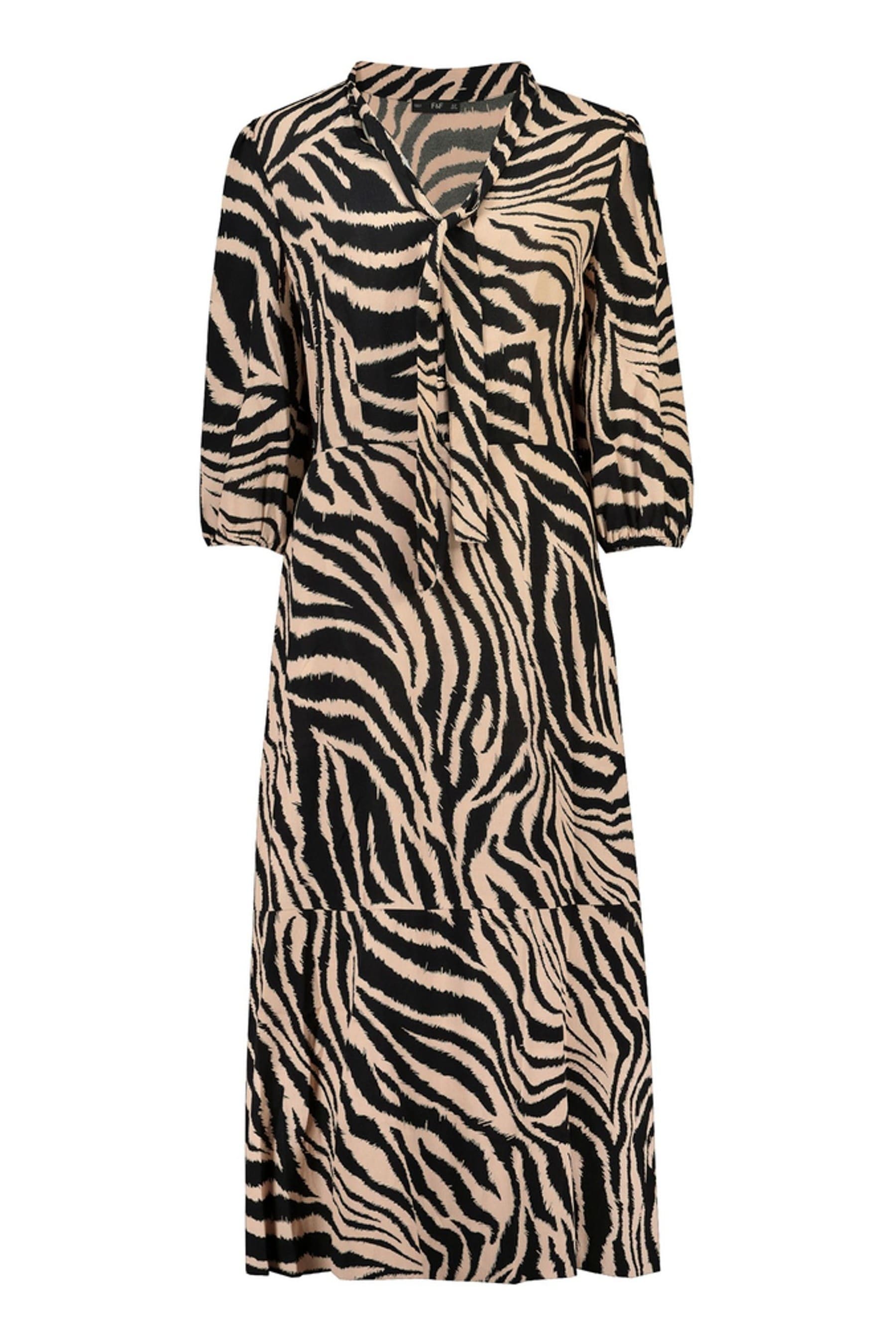 Buy F&F Brown Zebra Print Midi Dress from the Next UK online shop