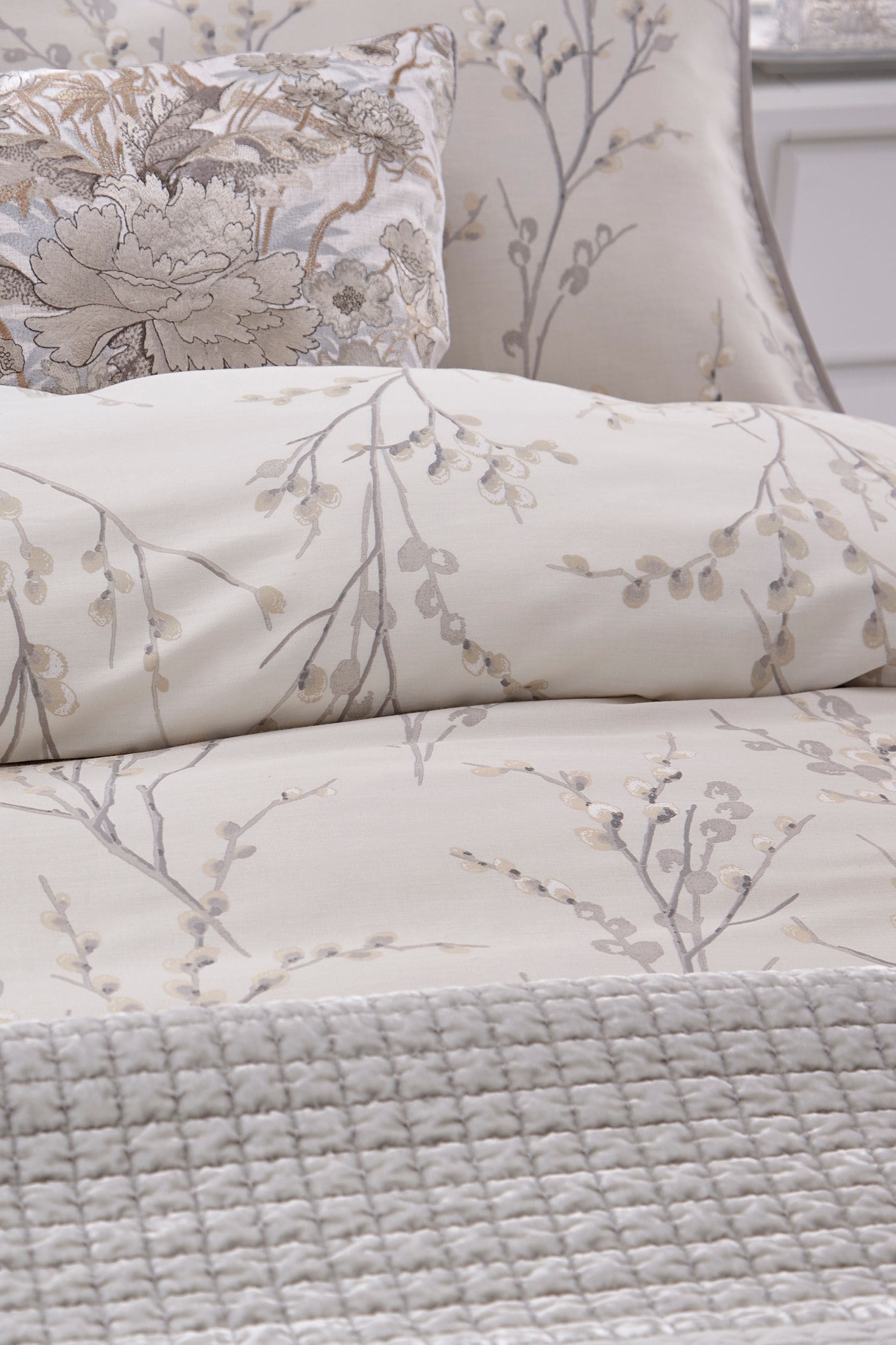 Buy Laura Ashley Pussy Willow Duvet Cover and Pillowcase Buy Laura Ashley Pussy Willow Duvet Cover and Pillowcase