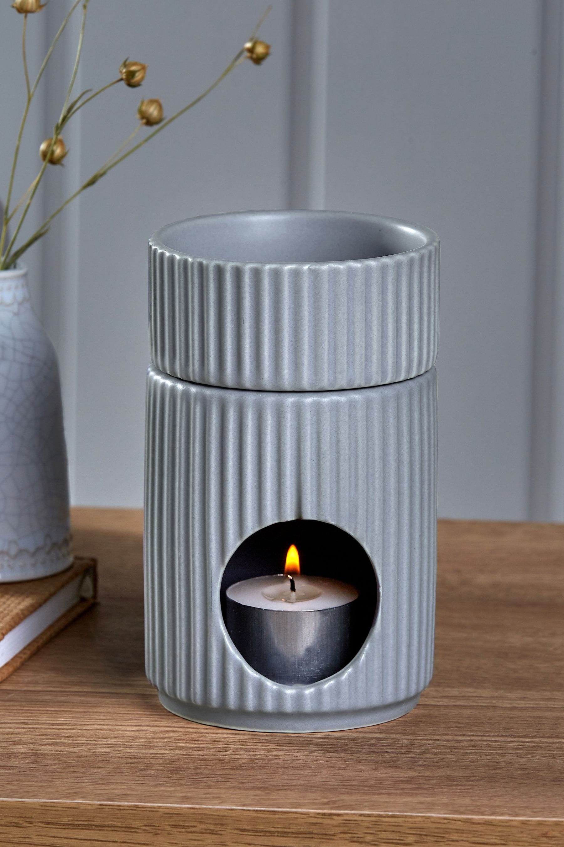 Buy Grey Country Luxe Wax Melt Burner from the Next UK online shop
