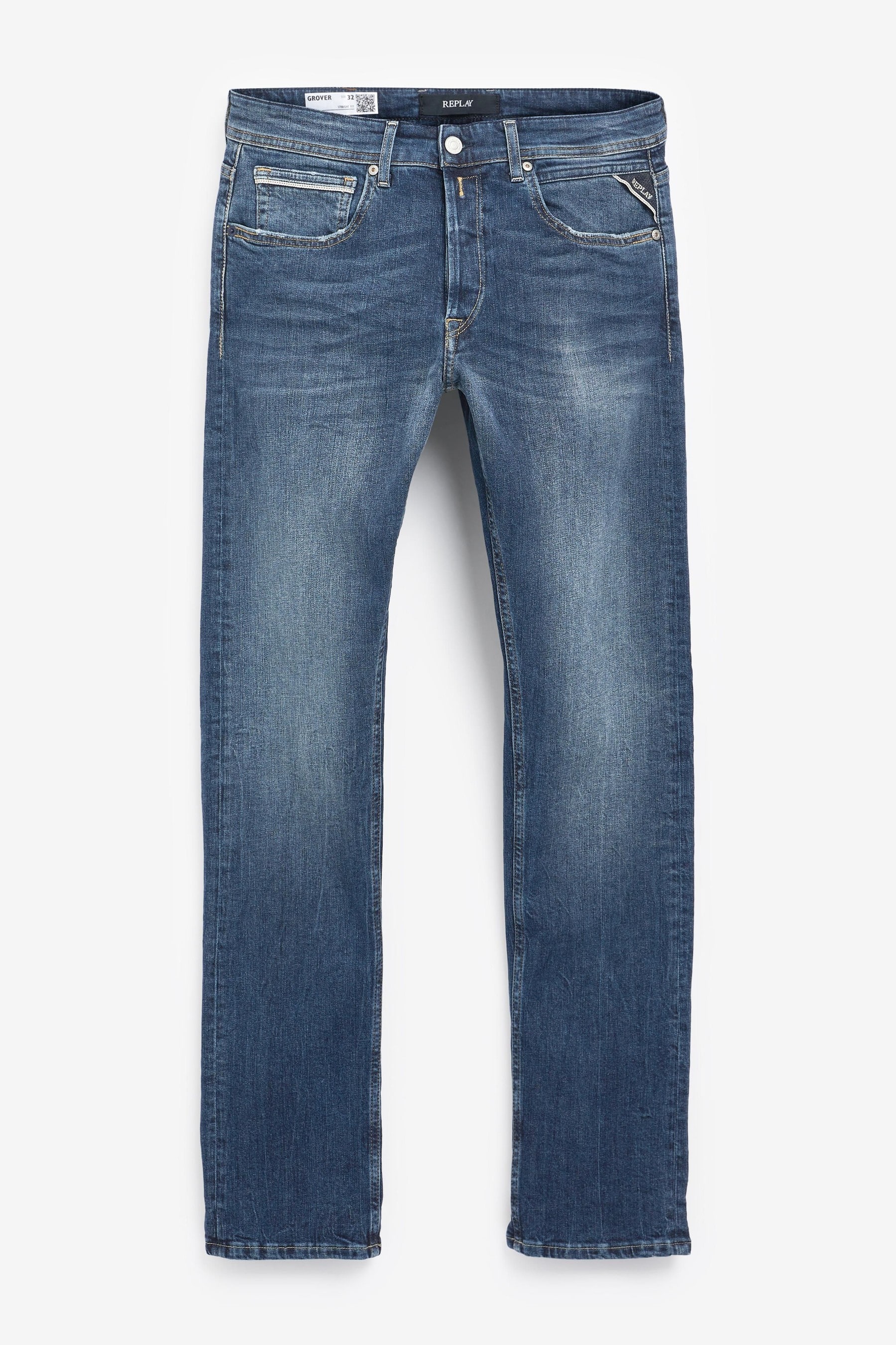 Buy Replay Straight Leg Grover Fit Jeans from the Next UK online shop