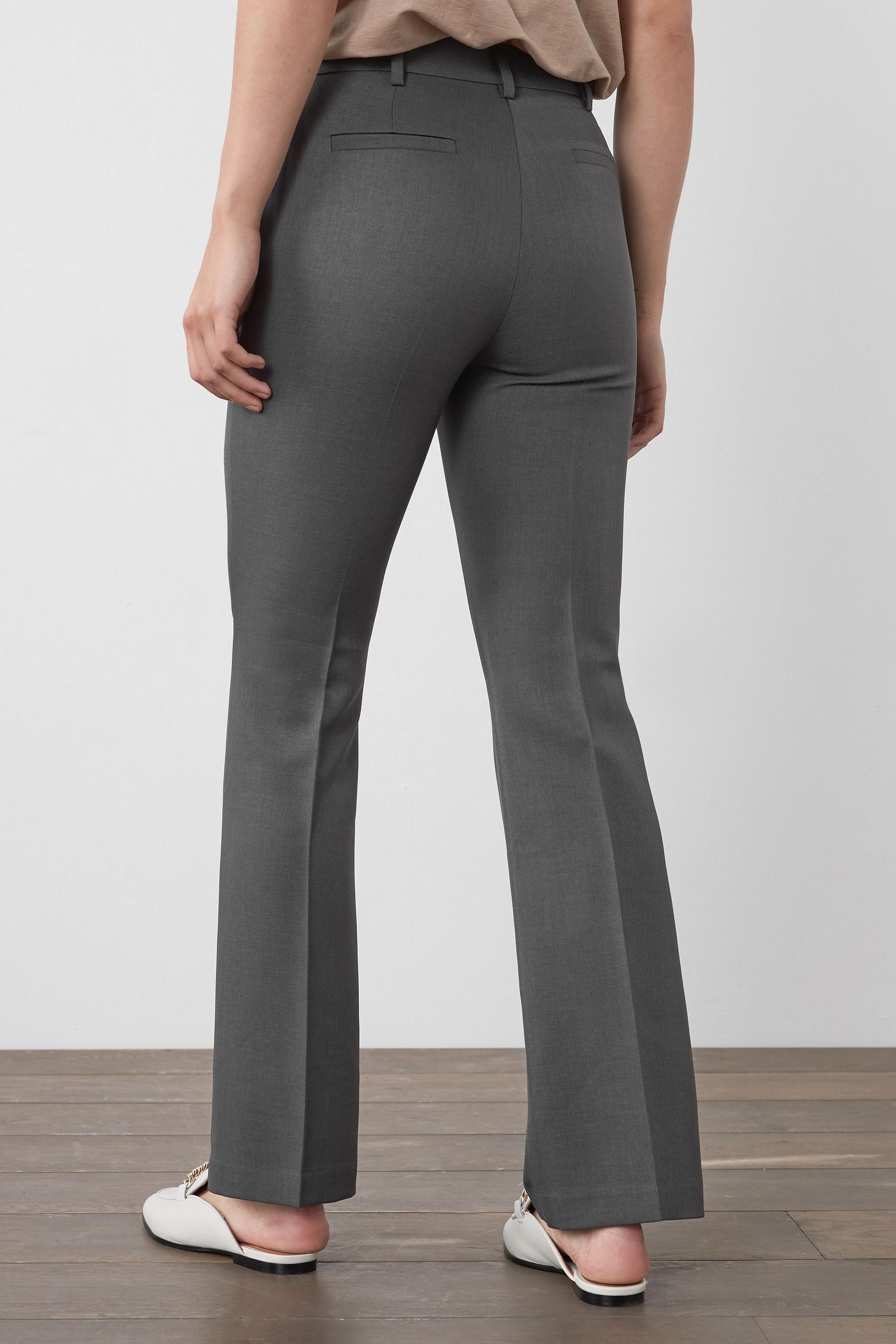 Buy Charcoal Grey Boot Cut Trousers from Next Ireland