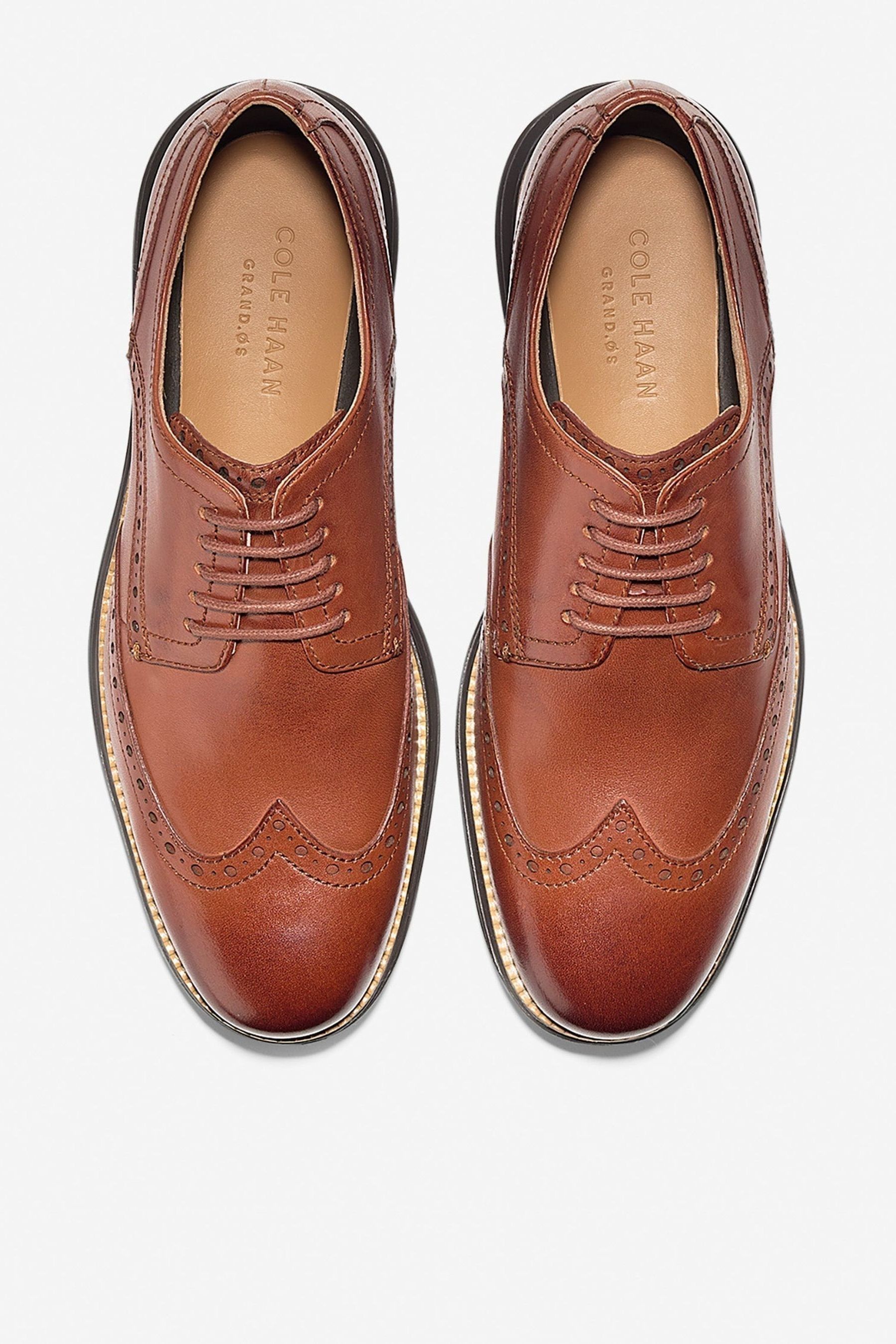 cole haan brown wingtip