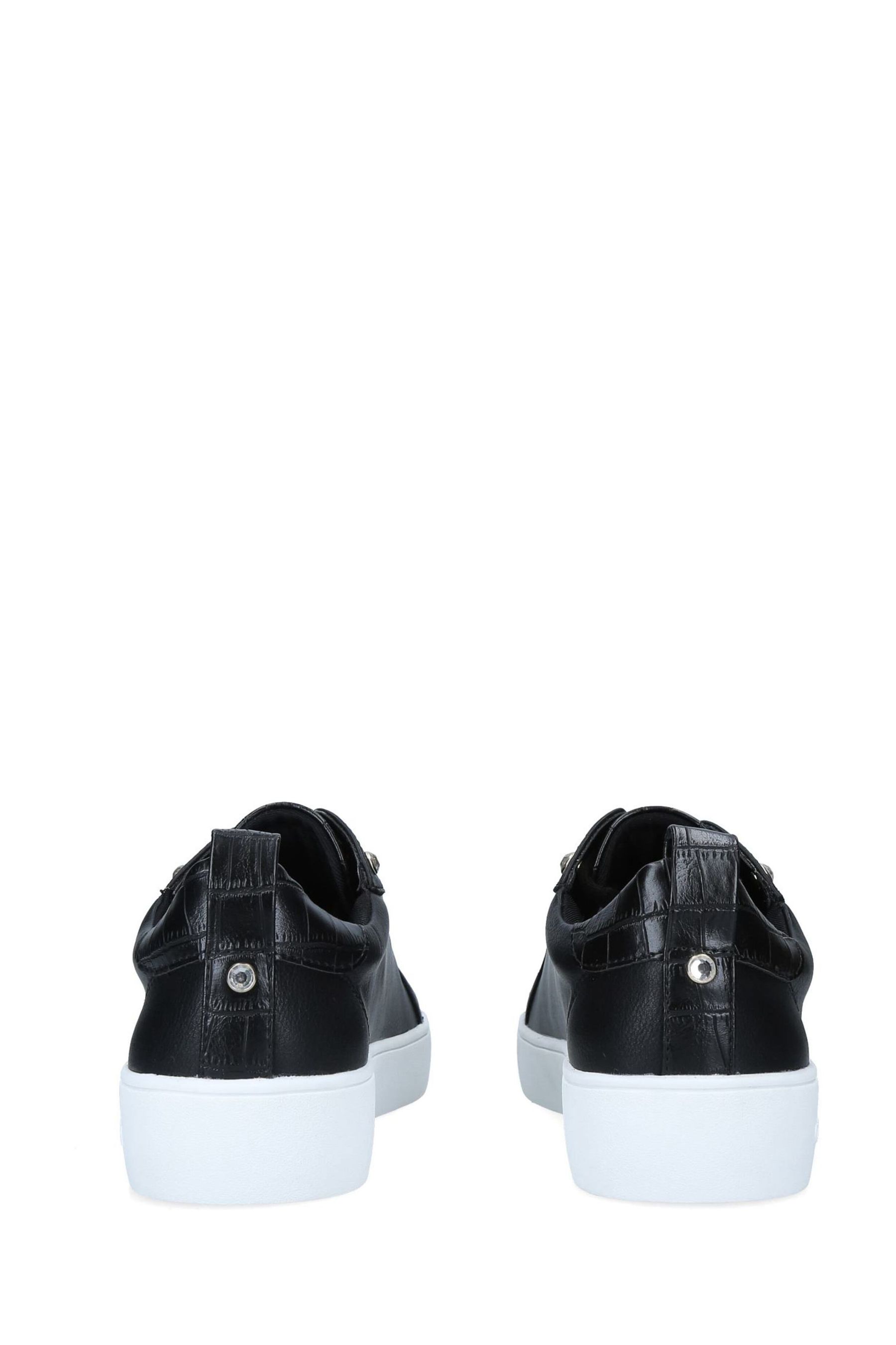carvela joyful black trainers