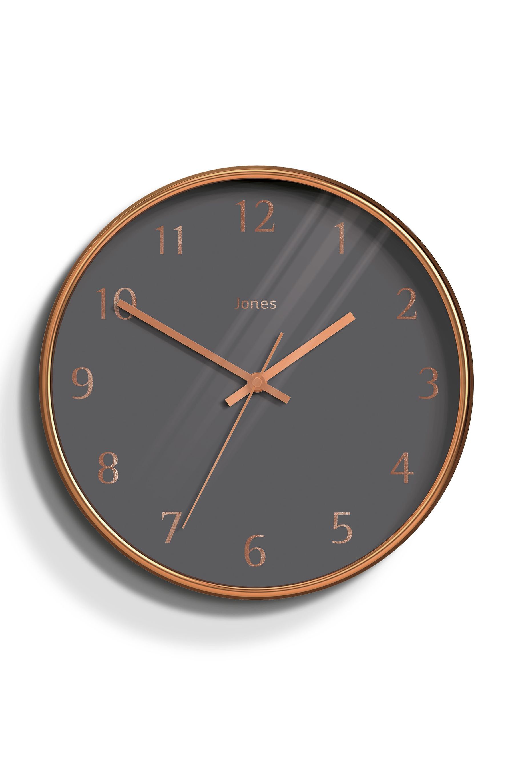Buy Jones Clocks Penny Copper/Grey Dial Wall Clock from the Next UK