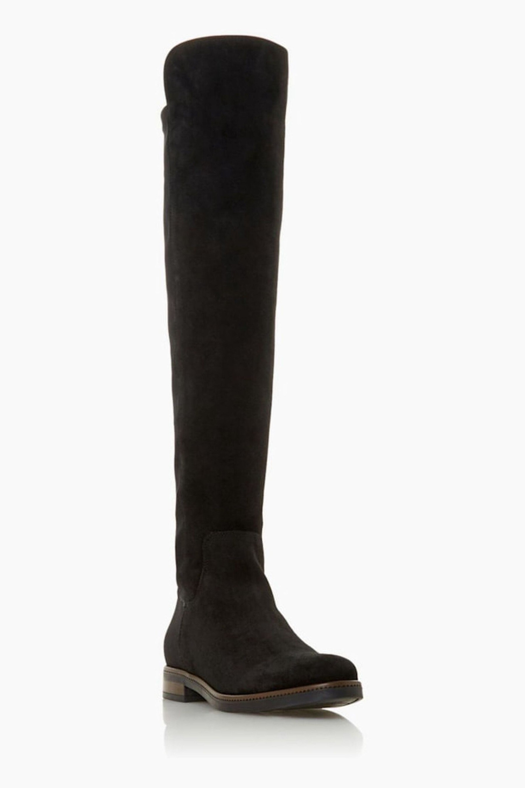 dune stretch knee high boots
