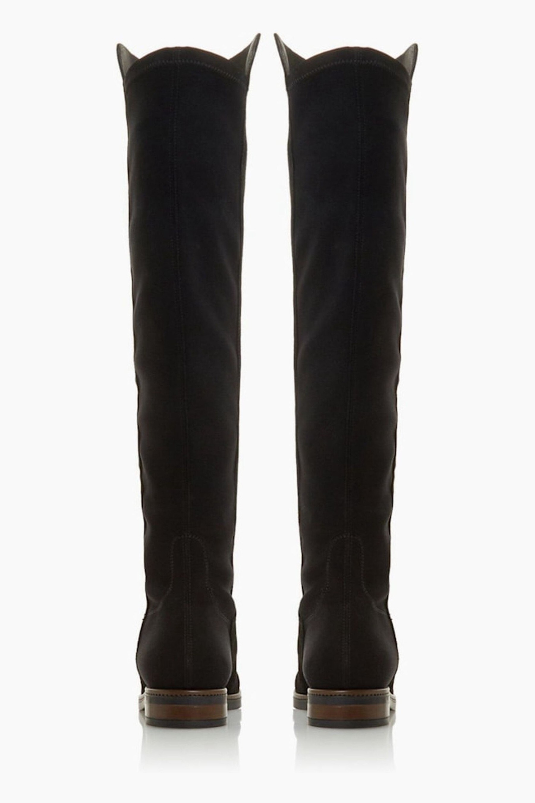 dune stretch knee high boots