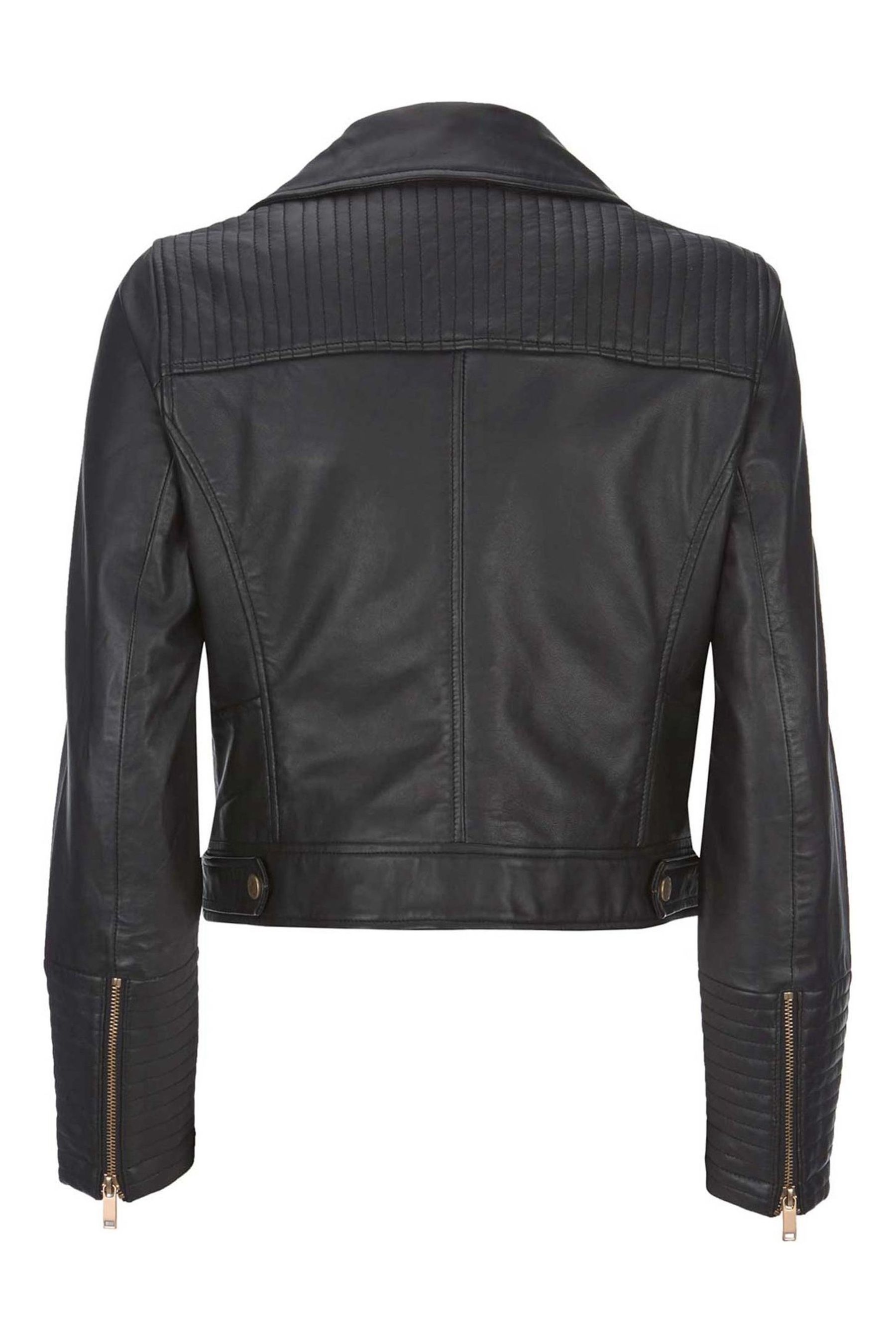 Buy Mint Velvet Casual Black Leather Jacket from the Next UK online shop