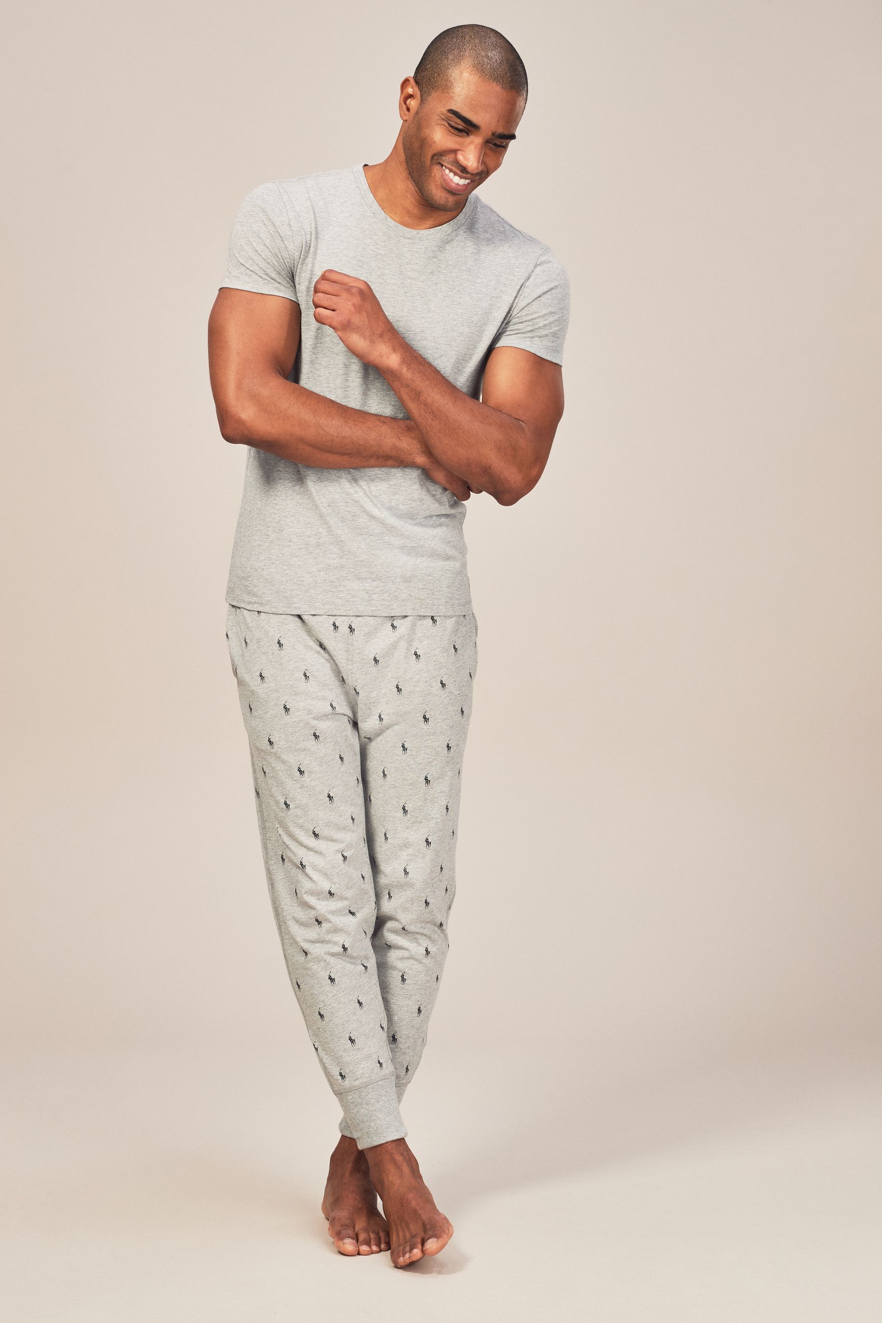 Buy Polo Ralph Lauren Black/Grey/White T-Shirt 3 Pack from the Next UK online shop