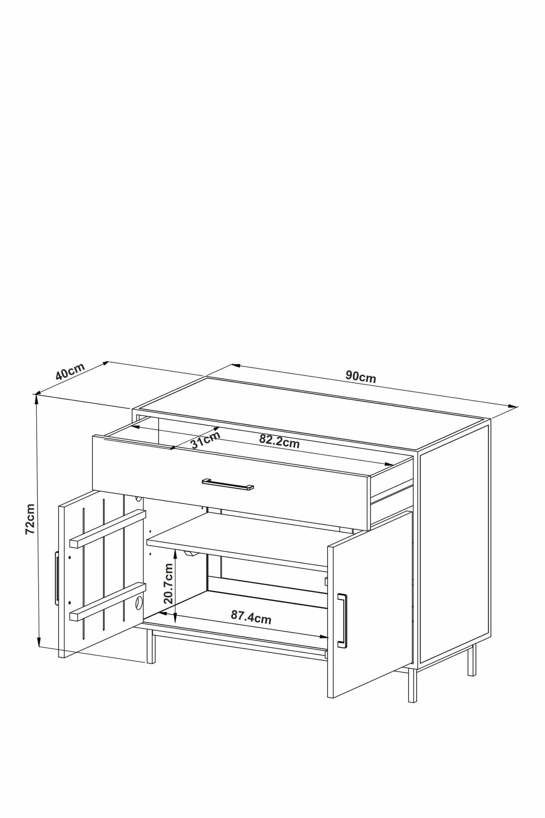 Buy Natural Jefferson Pine Small Sideboard from the Next UK online shop